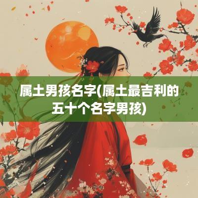 属土男孩名字(属土最吉利的五十个名字男孩)