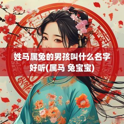 姓马属兔的男孩叫什么名字好听(属马 兔宝宝)