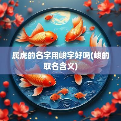 属虎的名字用峻字好吗(峻的取名含义)