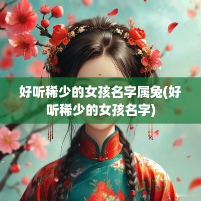 好听稀少的女孩名字属兔(好听稀少的女孩名字)