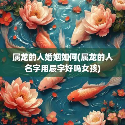 属龙的人婚姻如何(属龙的人名字用辰字好吗女孩)