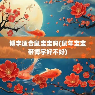 博字适合鼠宝宝吗(蛇年宝宝带博字好不好)