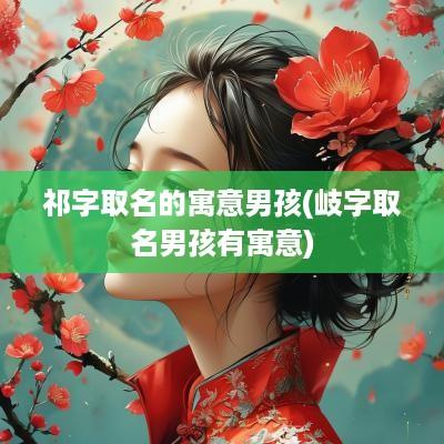 祁字取名的寓意男孩(岐字取名男孩有寓意)