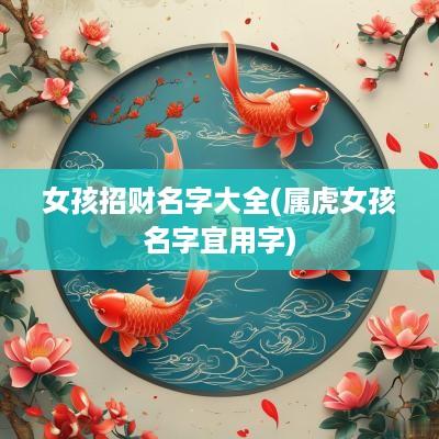 女孩招财名字大全(属虎女孩名字宜用字)