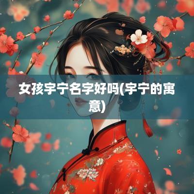 女孩宇宁名字好吗(宇宁的寓意)