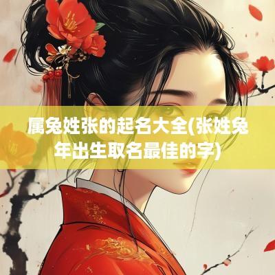 属兔姓张的起名大全(张姓蛇年出生取名最佳的字)