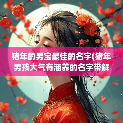 猪年的男宝最佳的名字(猪年男孩大气有涵养的名字带解释)