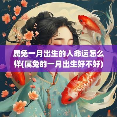 属兔一月出生的人命运怎么样(属兔的一月出生好不好)
