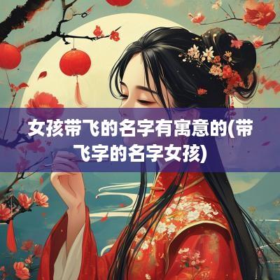 女孩带飞的名字有寓意的(带飞字的名字女孩)
