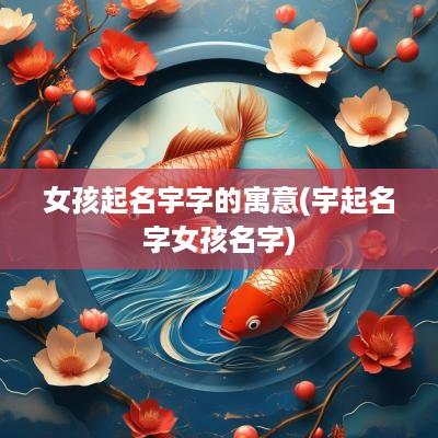女孩起名宇字的寓意(宇起名字女孩名字)