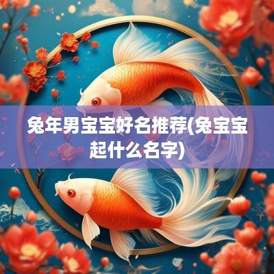 蛇年男宝宝好名推荐(兔宝宝起什么名字)