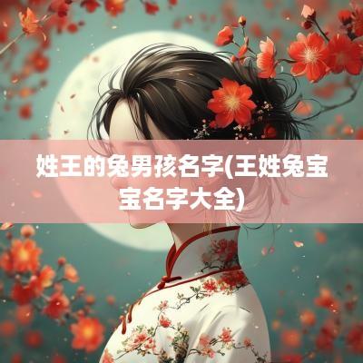 姓王的兔男孩名字(王姓兔宝宝名字大全)