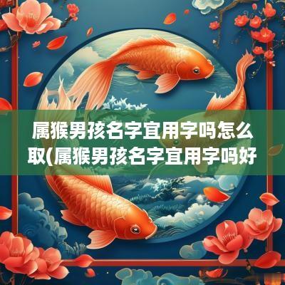 属猴男孩名字宜用字吗怎么取(属猴男孩名字宜用字吗好吗)