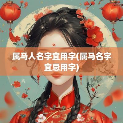 属马人名字宜用字(属马名字宜忌用字)
