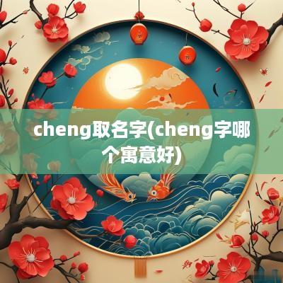 cheng取名字(cheng字哪个寓意好)