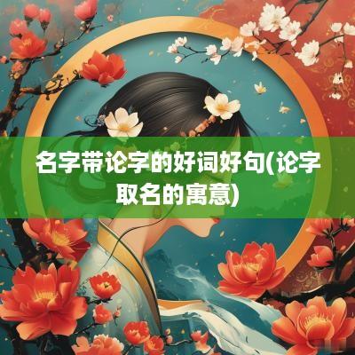 名字带论字的好词好句(论字取名的寓意)