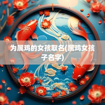 为属鸡的女孩取名(属鸡女孩子名字)