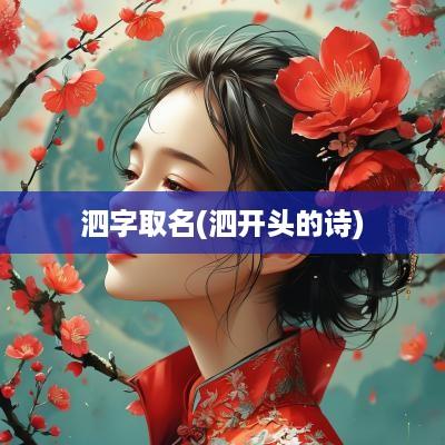 泗字取名(泗开头的诗)