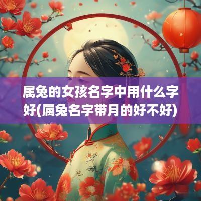 属兔的女孩名字中用什么字好(属兔名字带月的好不好)