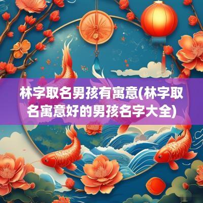 林字取名男孩有寓意(林字取名寓意好的男孩名字大全)