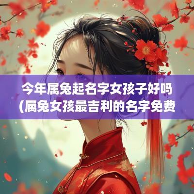 今年属兔起名字女孩子好吗(属兔女孩最吉利的名字免费)