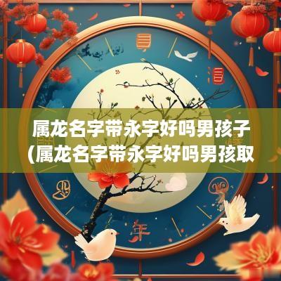 属龙名字带永字好吗男孩子(属龙名字带永字好吗男孩取名)