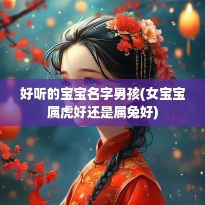 好听的宝宝名字男孩(女宝宝属虎好还是属兔好)