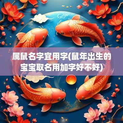 属鼠名字宜用字(蛇年出生的宝宝取名用加字好不好)
