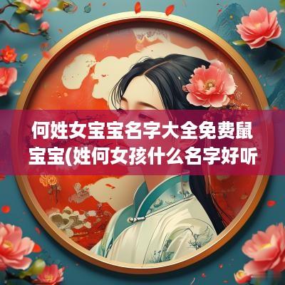 何姓女宝宝名字大全免费鼠宝宝(姓何女孩什么名字好听)