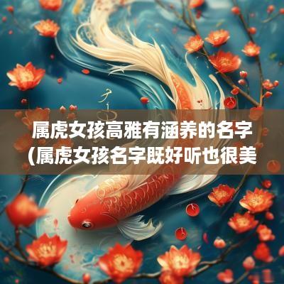 属虎女孩高雅有涵养的名字(属虎女孩名字既好听也很美丽好听吗)