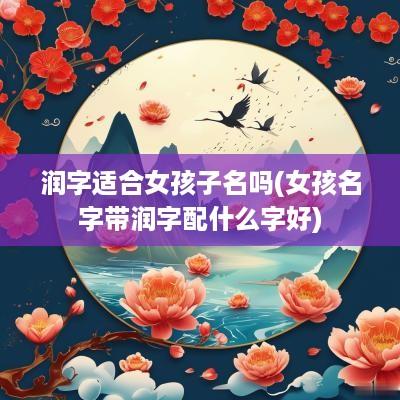 润字适合女孩子名吗(女孩名字带润字配什么字好)