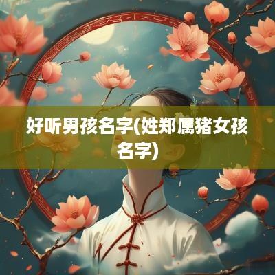 好听男孩名字(姓郑属猪女孩名字)