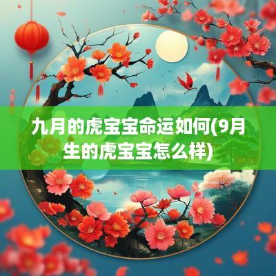 九月的虎宝宝命运如何(9月生的虎宝宝怎么样)
