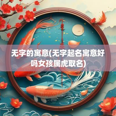 无字的寓意(无字起名寓意好吗女孩属虎取名)