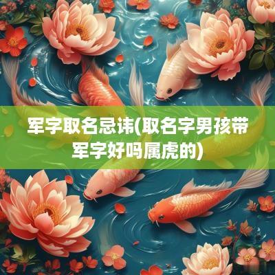 军字取名忌讳(取名字男孩带军字好吗属虎的)