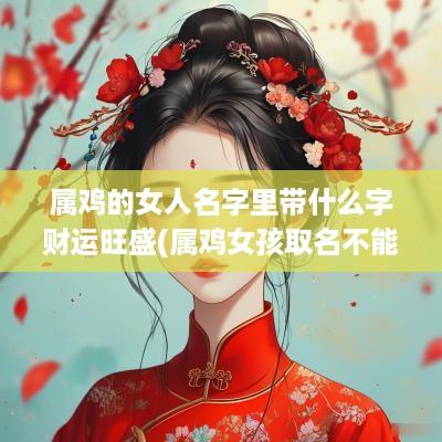 属鸡的女人名字里带什么字财运旺盛(属鸡女孩取名不能用的字)