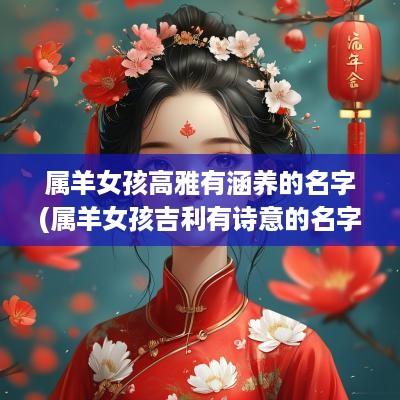 属羊女孩高雅有涵养的名字(属羊女孩吉利有诗意的名字)