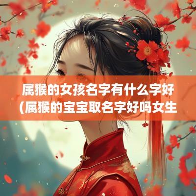 属猴的女孩名字有什么字好(属猴的宝宝取名字好吗女生)