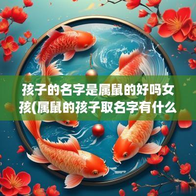 孩子的名字是属鼠的好吗女孩(属鼠的孩子取名字有什么讲究)