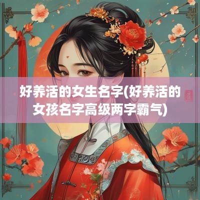 好养活的女生名字(好养活的女孩名字高级两字霸气)