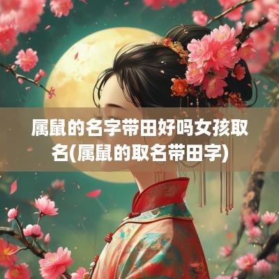 属鼠的名字带田好吗女孩取名(属鼠的取名带田字)