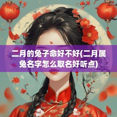二月的兔子命好不好(二月属兔名字怎么取名好听点)