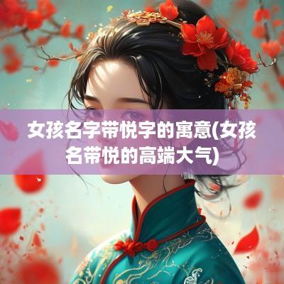 女孩名字带悦字的寓意(女孩名带悦的高端大气)