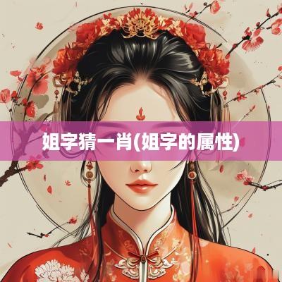 姐字猜一肖(姐字的属性)