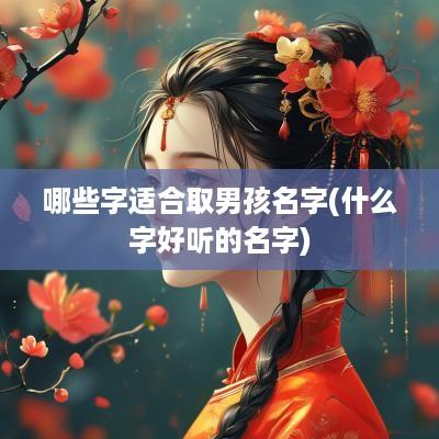哪些字适合取男孩名字(什么字好听的名字)