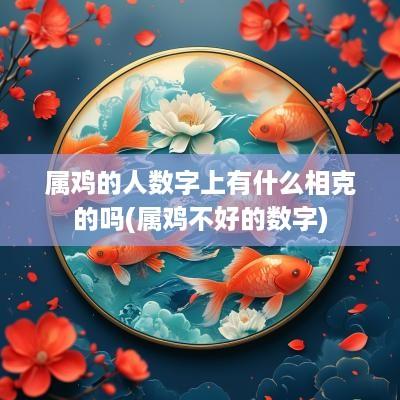 属鸡的人数字上有什么相克的吗(属鸡不好的数字)