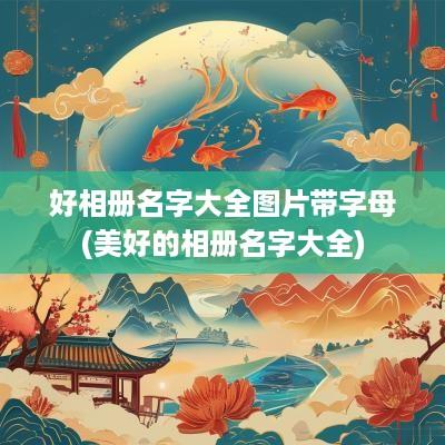 好相册名字大全图片带字母(美好的相册名字大全)