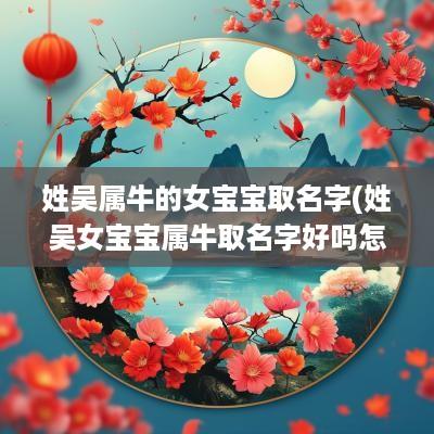 姓吴属牛的女宝宝取名字(姓吴女宝宝属牛取名字好吗怎么取)