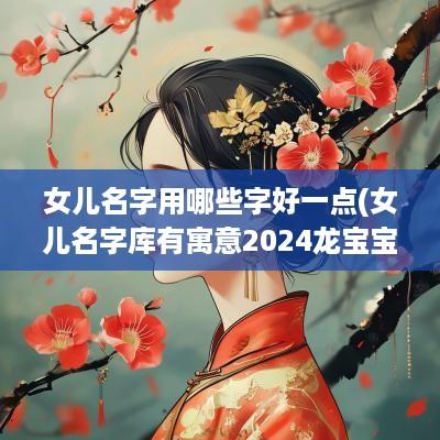 女儿名字用哪些字好一点(女儿名字库有寓意2025龙宝宝)