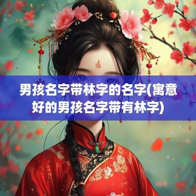 男孩名字带林字的名字(寓意好的男孩名字带有林字)